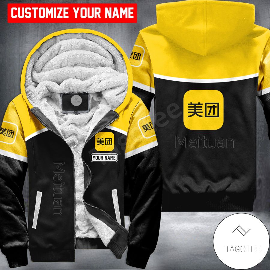 Meituan Custom Uniform Fleece Hoodie - MiuShop - Tagotee