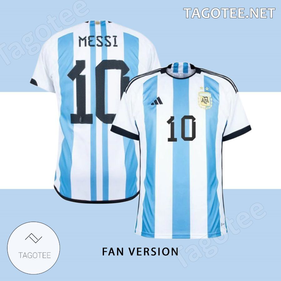 The Genuine Leather Argentina Lionel Messi Jersey