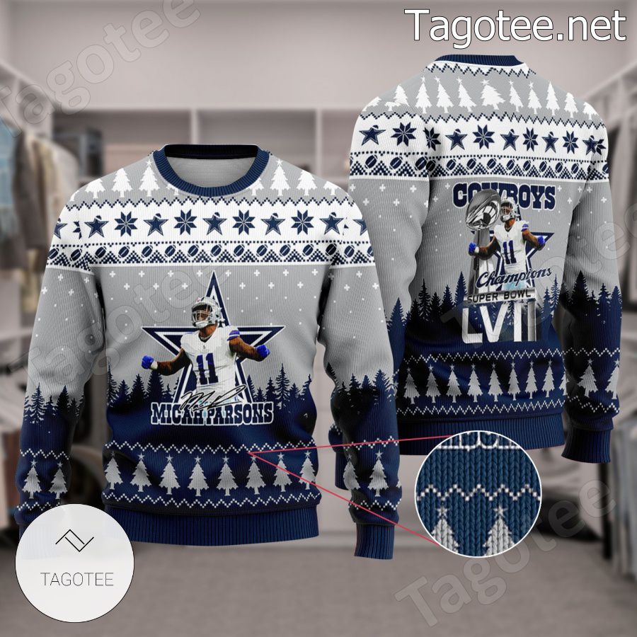 micah parsons ugly sweater