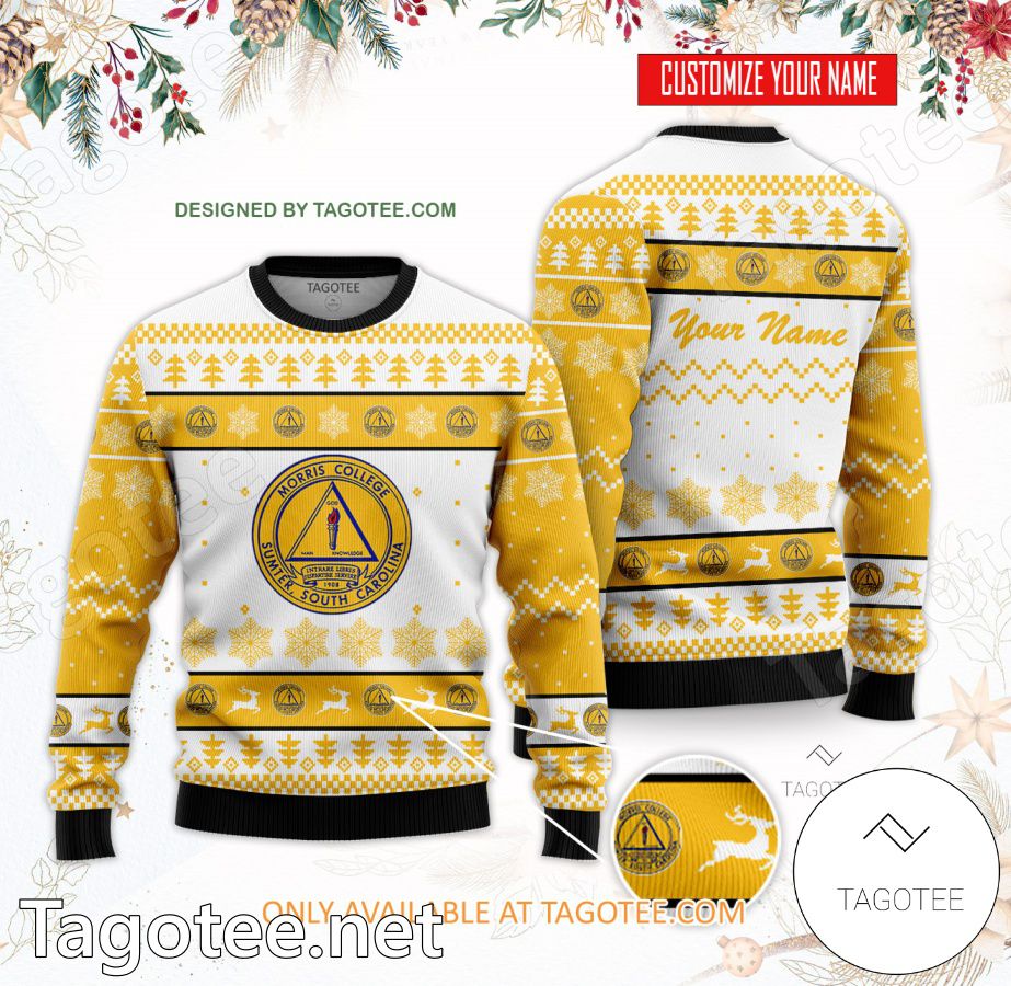 Morris College Custom Ugly Christmas Sweater - BiShop