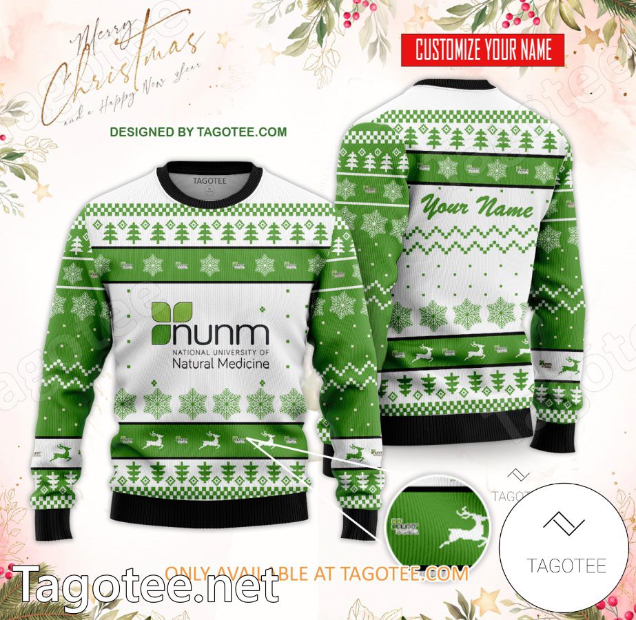 National College of Natural Medicine Custom Ugly Christmas Sweater - MiuShop