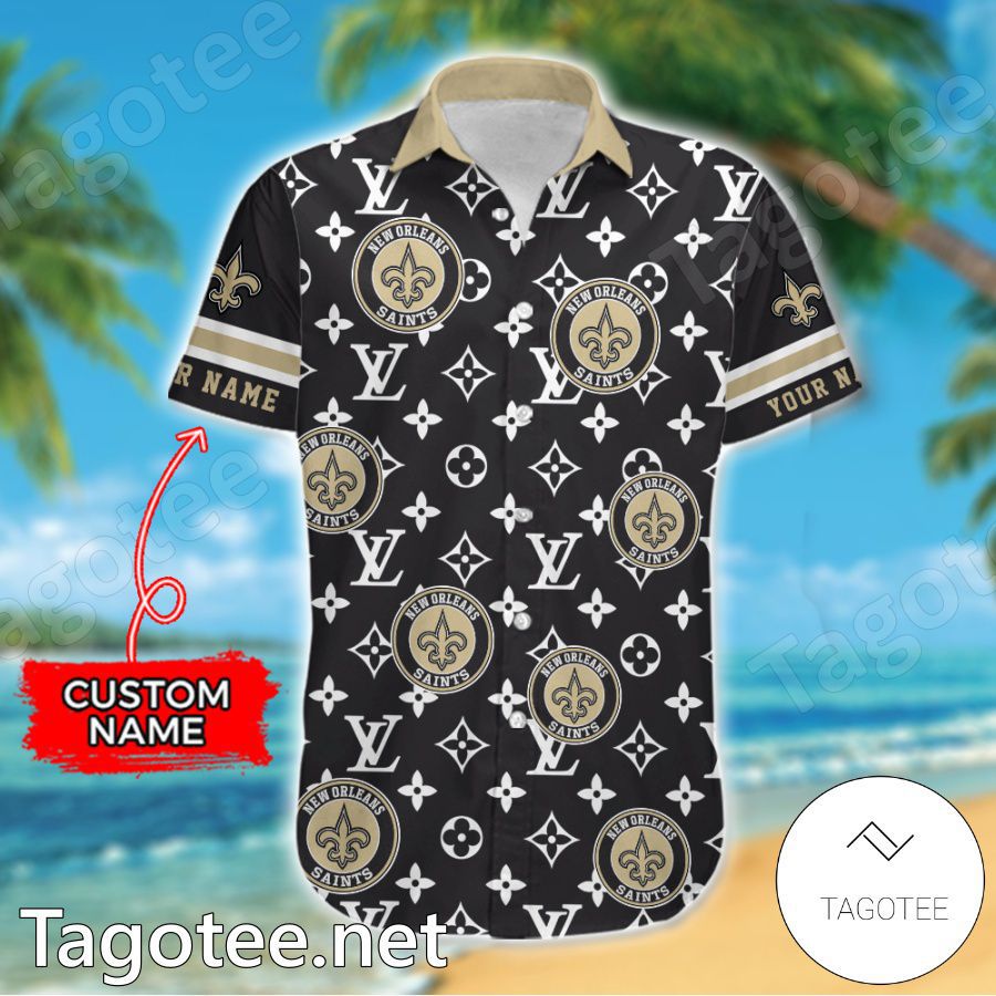 Louis Vuitton Lv Check Pattern On Sleeves And Collar Black Polo Shirt -  Tagotee