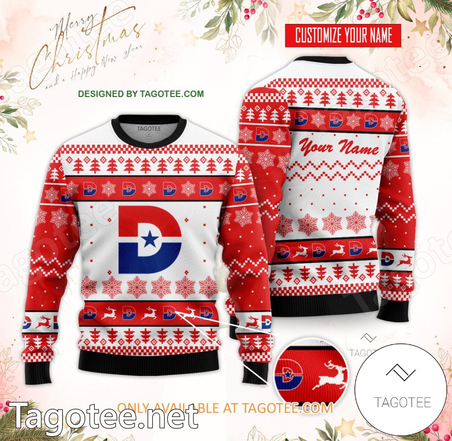 North Lake College Custom Ugly Christmas Sweater - EmonShop