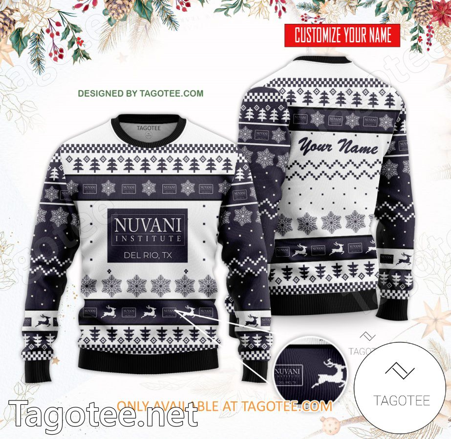 Nuvani Institute-Del Rio Custom Ugly Christmas Sweater - BiShop
