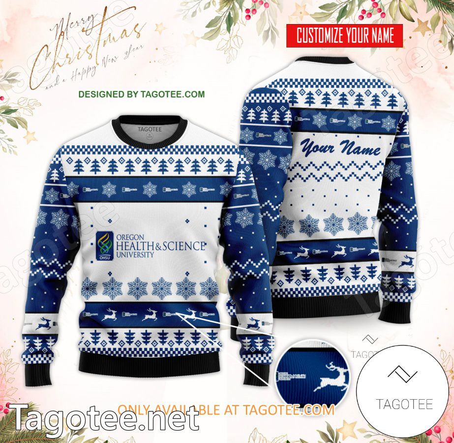 Oregon Health & Science University Custom Ugly Christmas Sweater - MiuShop
