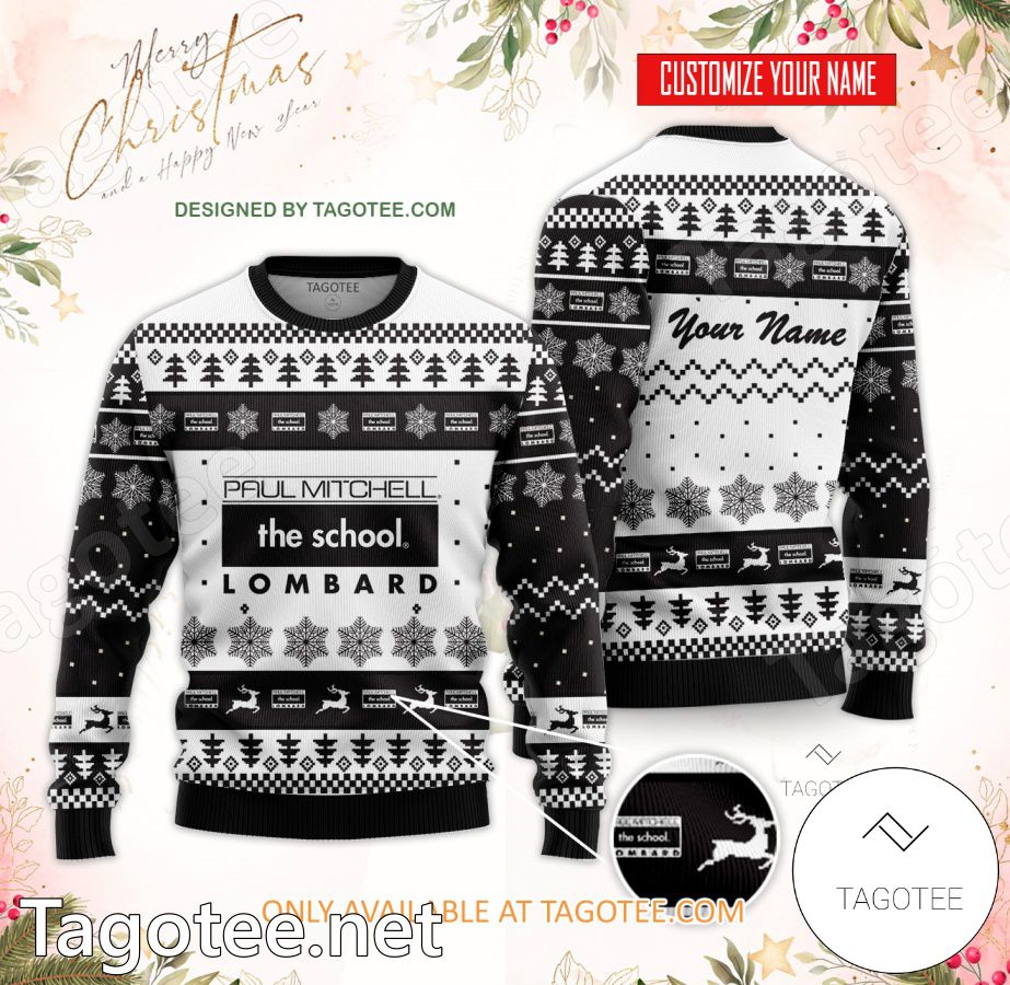 Paul Mitchell the School-Lombard Custom Ugly Christmas Sweater - EmonShop