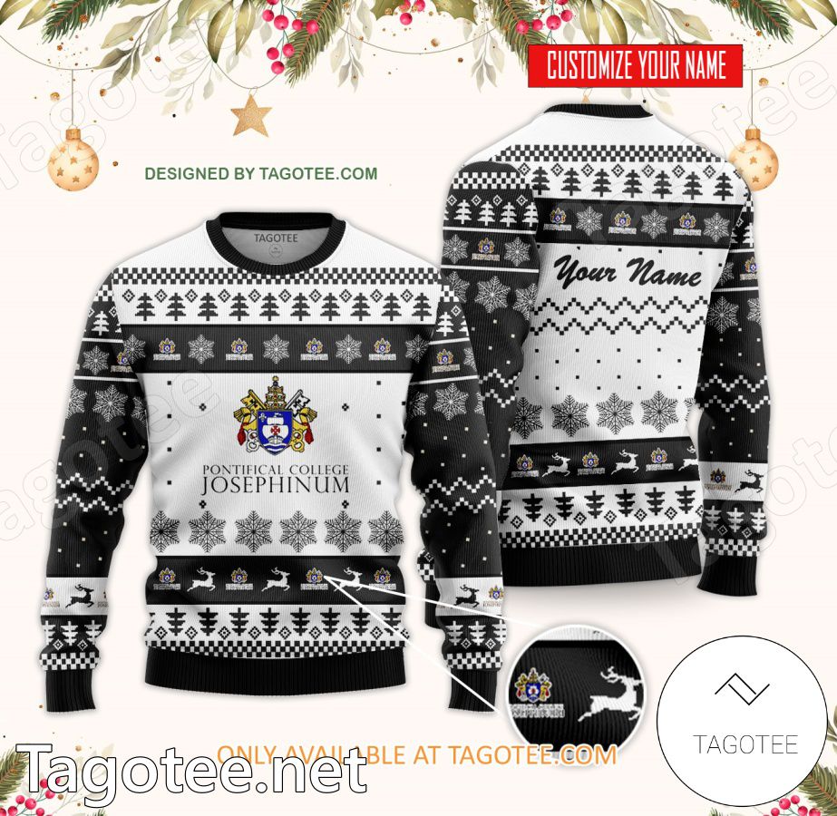 Pontifical College Josephinum Custom Ugly Christmas Sweater - BiShop