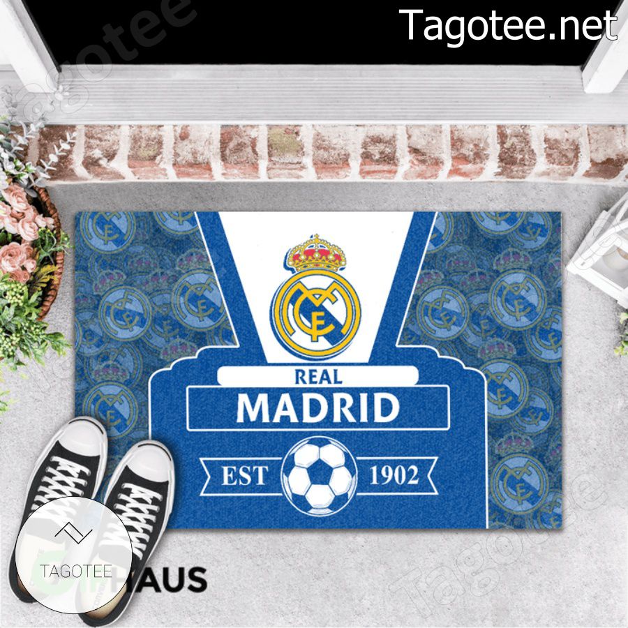 Real Madrid Football Club Est 1902 Doormat