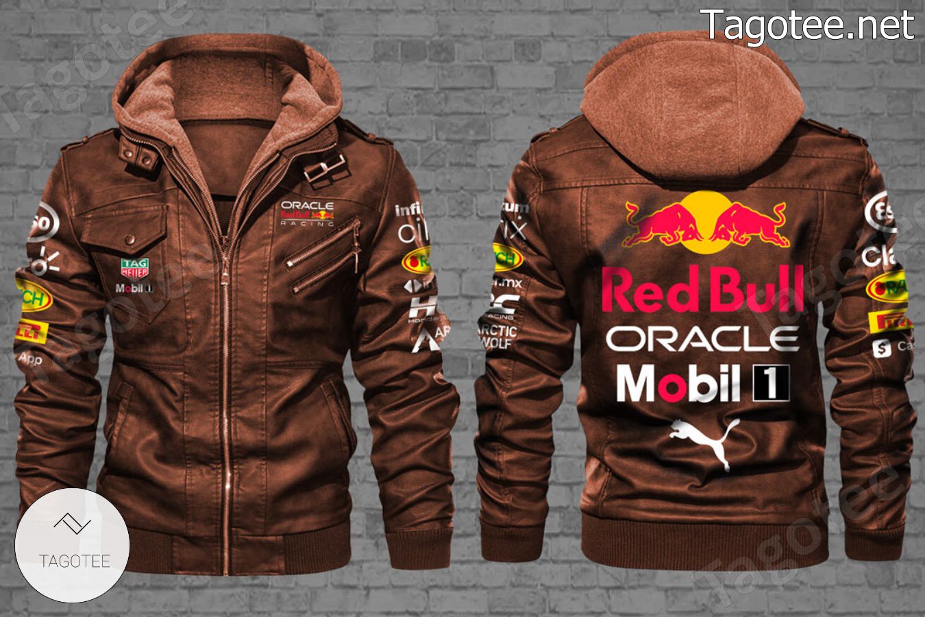 Red Bull Oracle Mobil 1 Leather Jacket