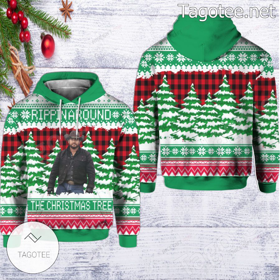 Rippin Around The Christmas Tree Hoodie
