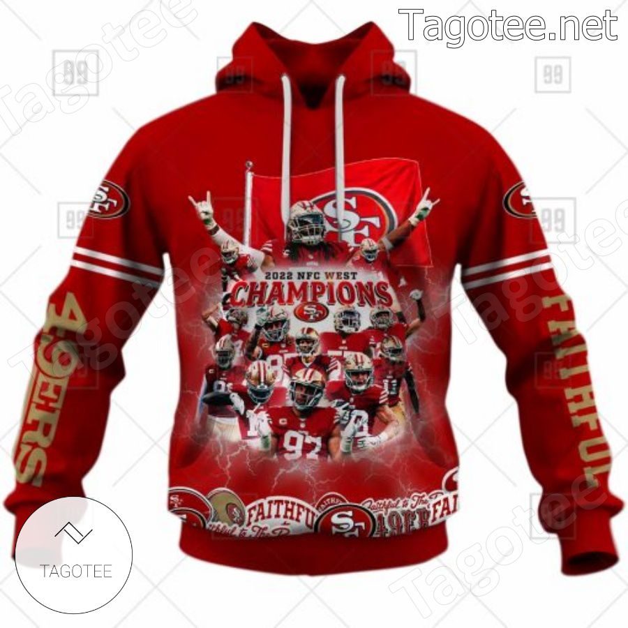 San francisco 49ers 2022 nfc west champions shirt, hoodie, sweater