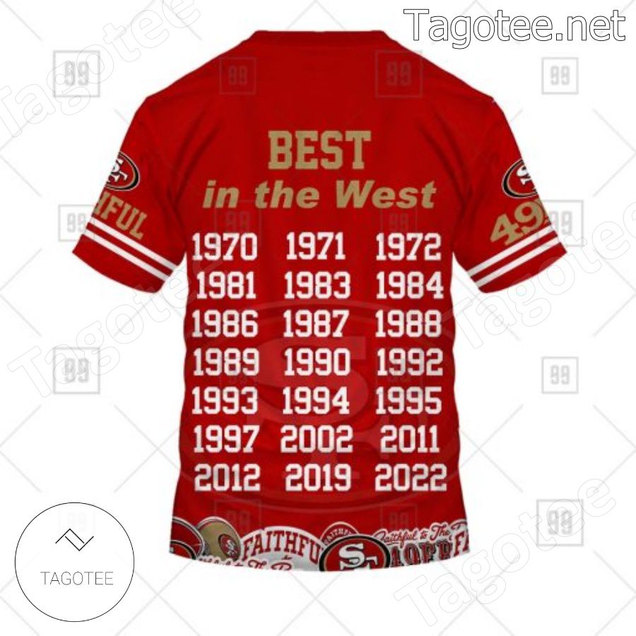 San Francisco 49ers NFC Champs 1987 Large T-shirt 