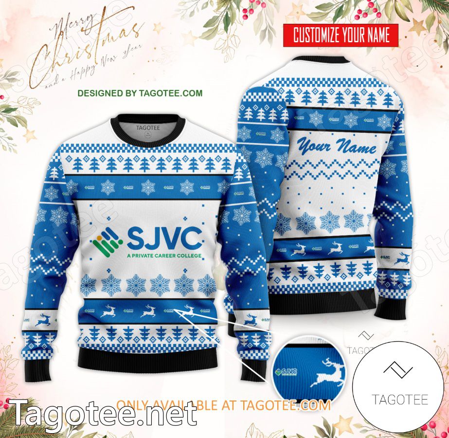 San Joaquin Valley College Personalized Ugly Christmas Sweater - MiuShop