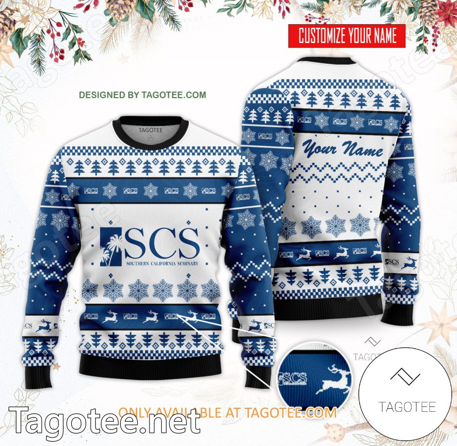 Southern California Seminary Custom Ugly Christmas Sweater - BiShop
