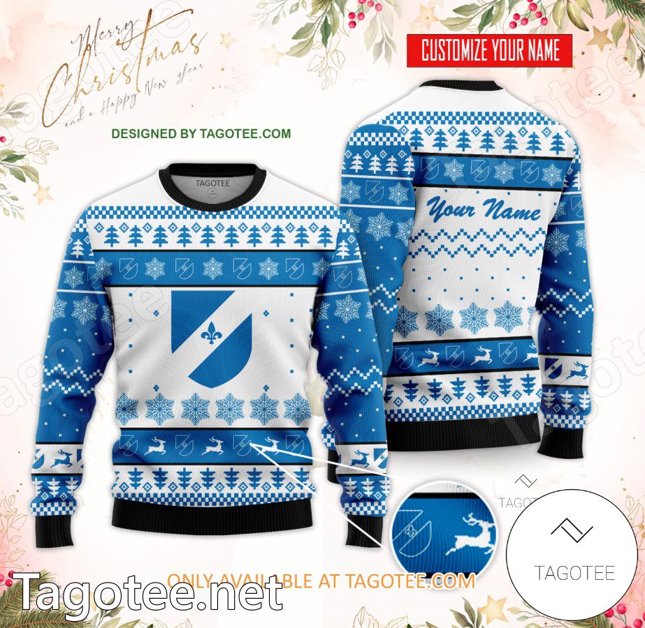 Stanbridge University Custom Ugly Christmas Sweater - EmonShop
