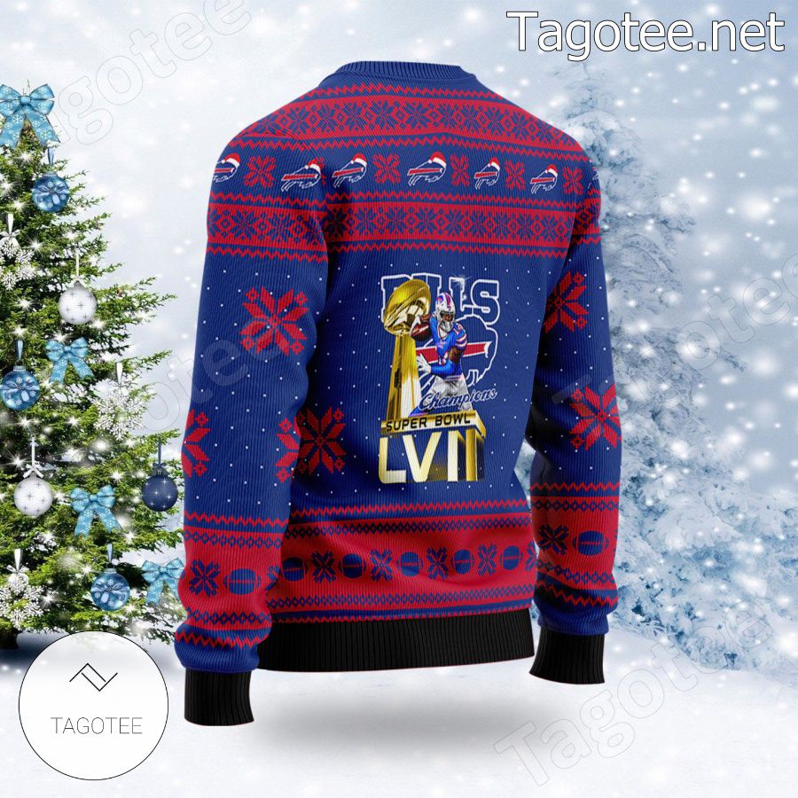 Stefon Diggs #14 Buffalo Bills Ugly Christmas Sweater - Tagotee