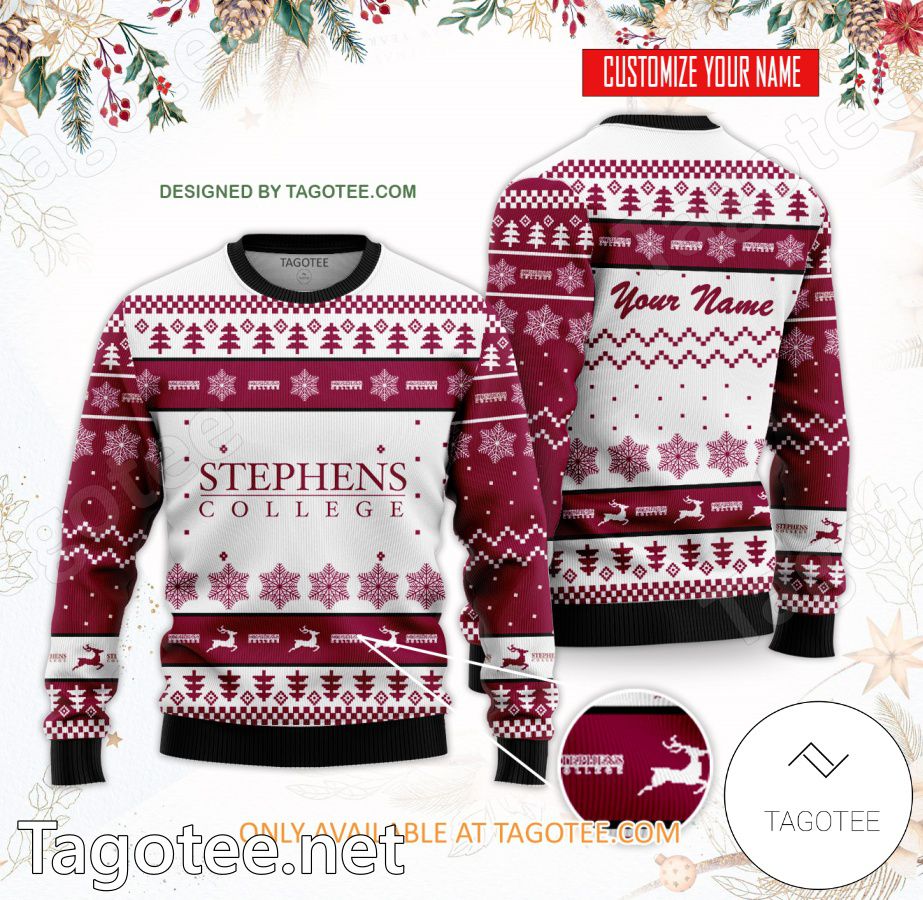 Stephens College Custom Ugly Christmas Sweater - BiShop