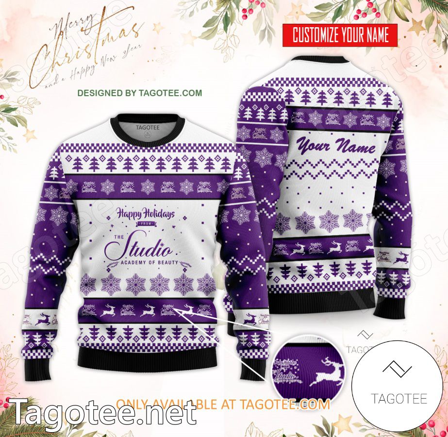 Studio Academy of Beauty Custom Ugly Christmas Sweater - BiShop
