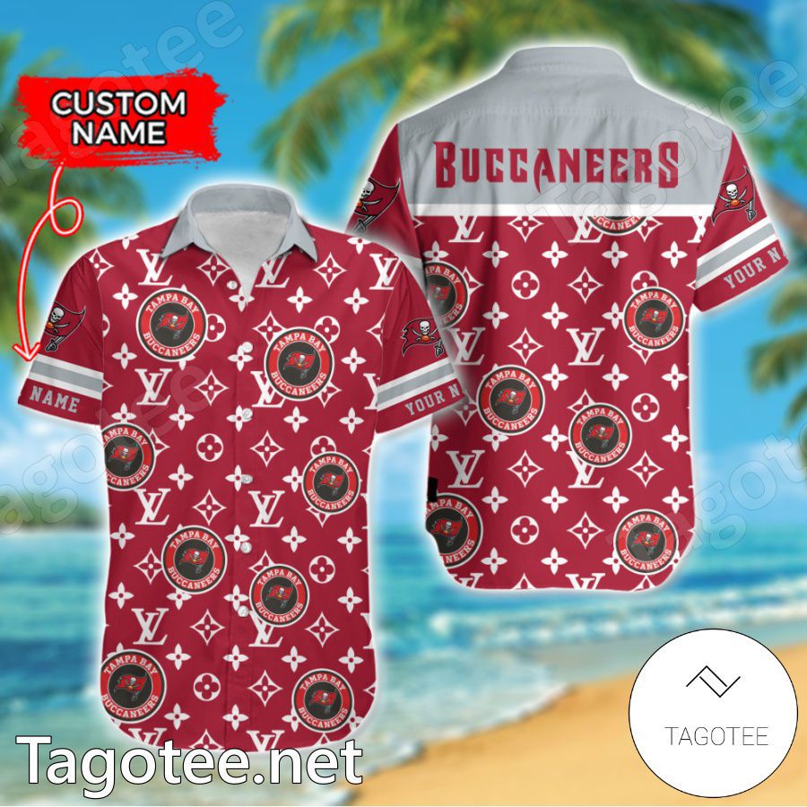 Tampa Bay Buccaneers Louis Vuitton LV NFL Custom Hawaiian Shirt