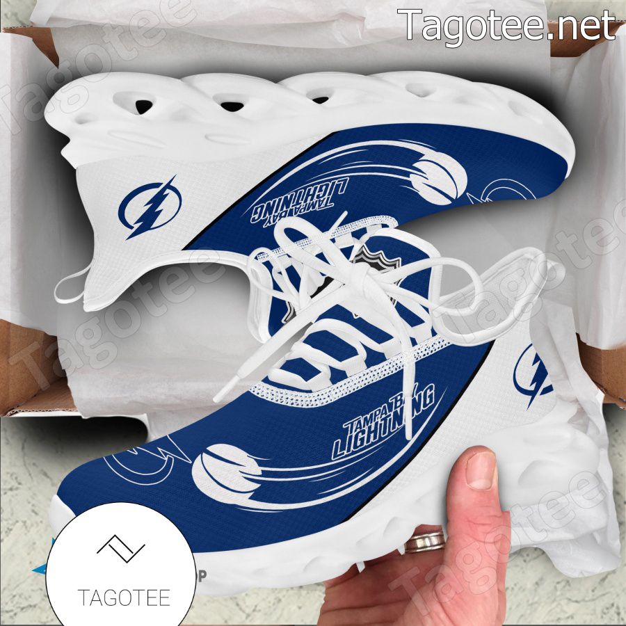 Tampa Bay Lightning Personalized NHL Max Soul Shoes - Tagotee