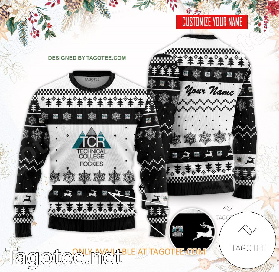 Technical College of the Rockies Custom Ugly Christmas Sweater - BiShop