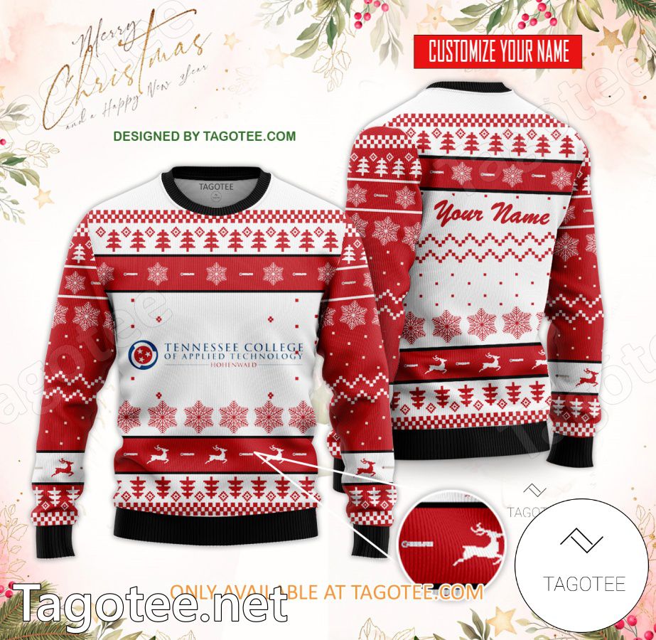 Tennessee College of Applied Technology Hohenwald Custom Ugly Christmas Sweater - MiuShop