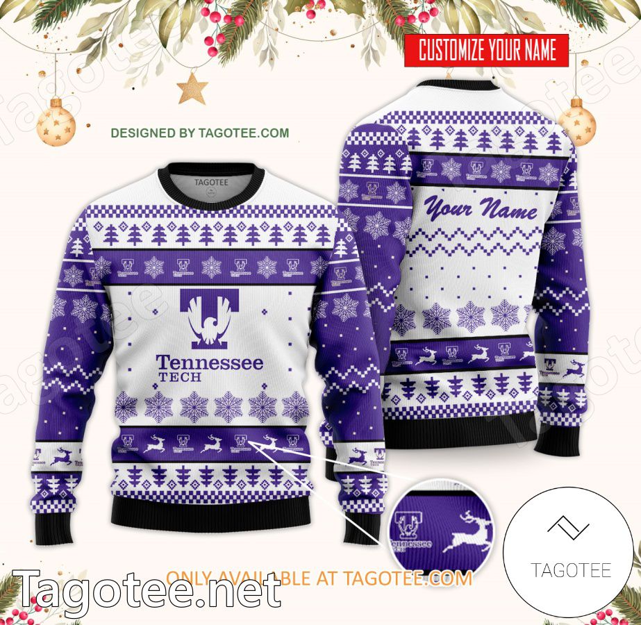 Tennessee Technological University Custom Ugly Christmas Sweater - BiShop