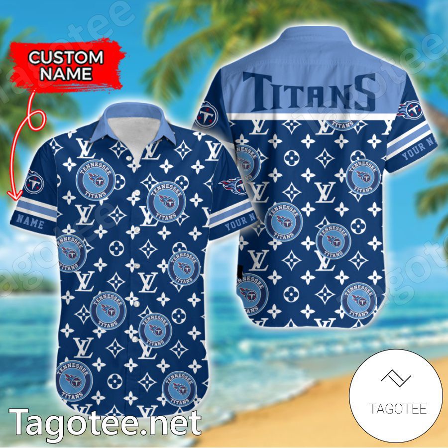 Tennessee Titans Louis Vuitton LV NFL Custom Hawaiian Shirt