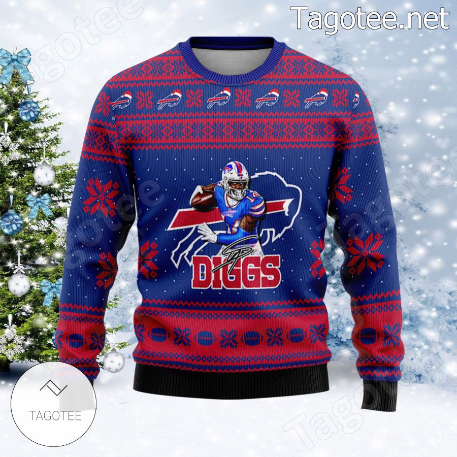 Buffalo Bills Tremaine Edmunds #49 I Love You 3000 Sport Player Ugly  Christmas Sweater Christmas Gift