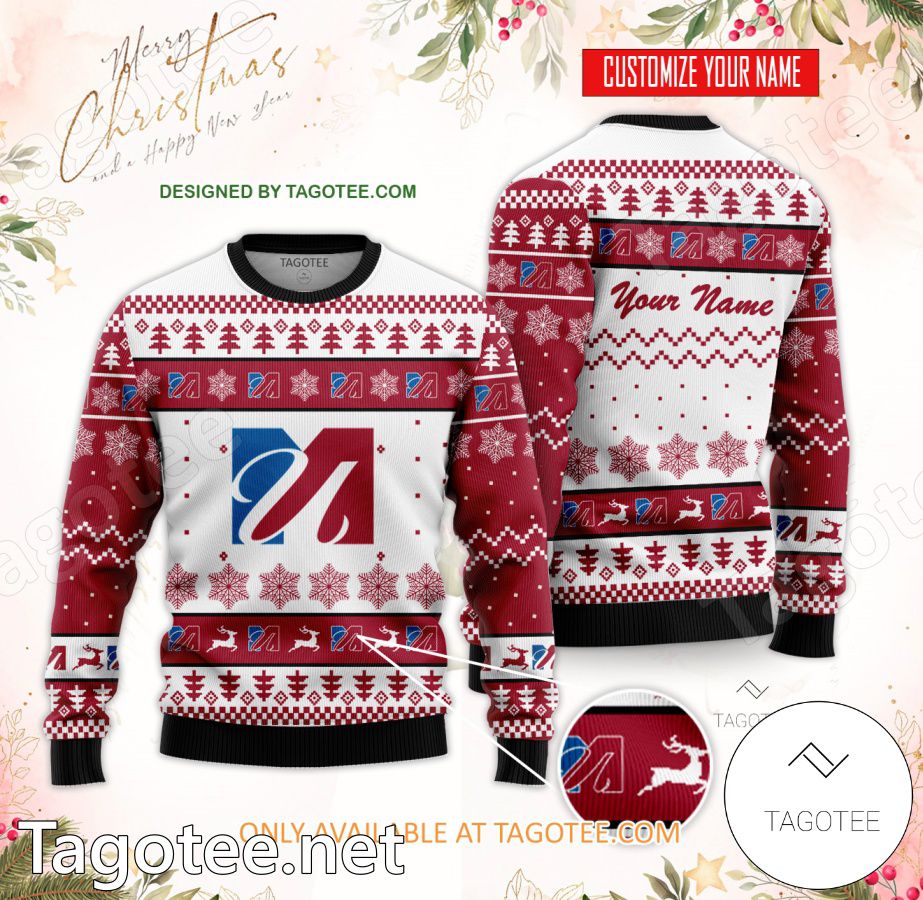 UMass Global Custom Ugly Christmas Sweater - EmonShop