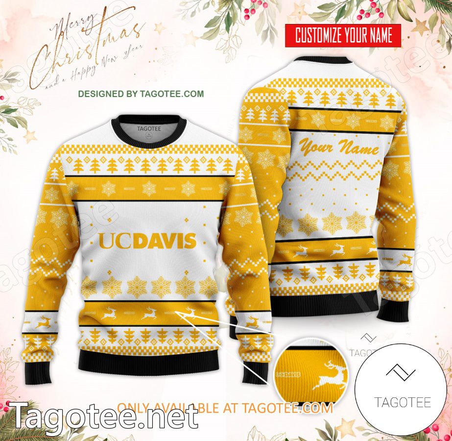 University of California-Davis Custom Ugly Christmas Sweater - BiShop