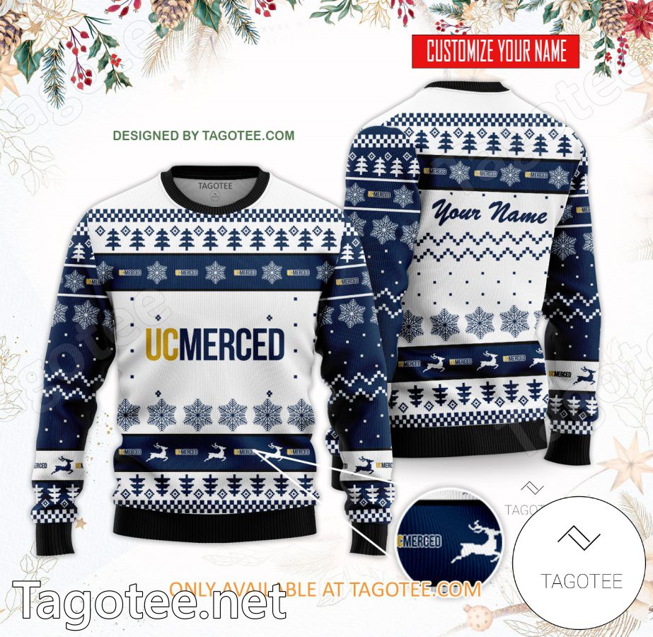 University of California-Merced Custom Ugly Christmas Sweater - BiShop