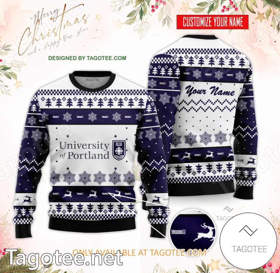 University of Portland Custom Ugly Christmas Sweater - MiuShop