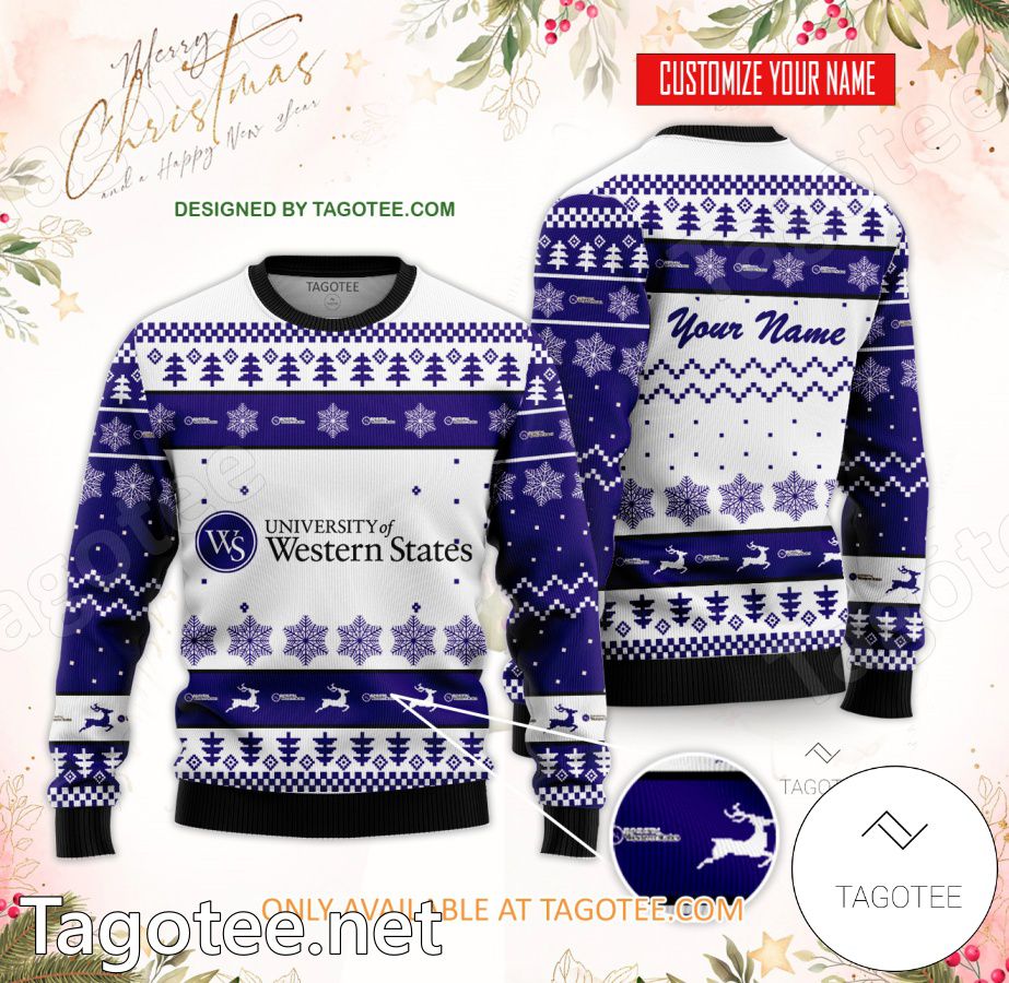 University of Western States Custom Ugly Christmas Sweater - MiuShop
