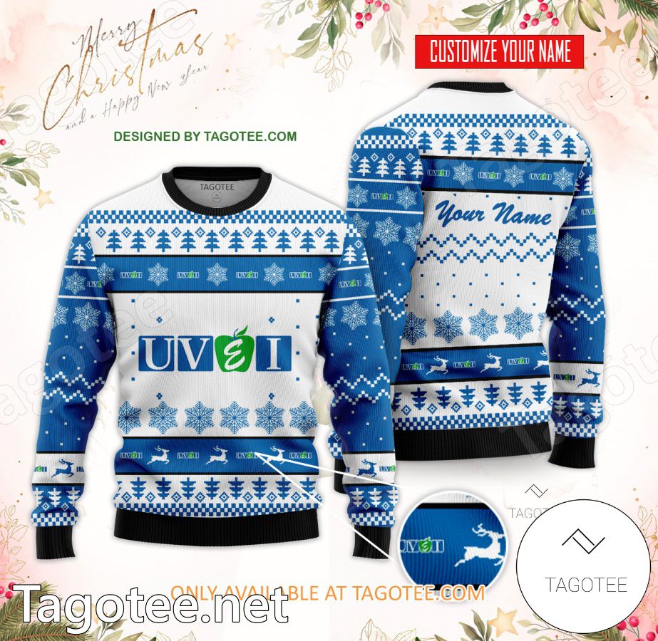 Upper Valley Educators Institute Custom Ugly Christmas Sweater - EmonShop