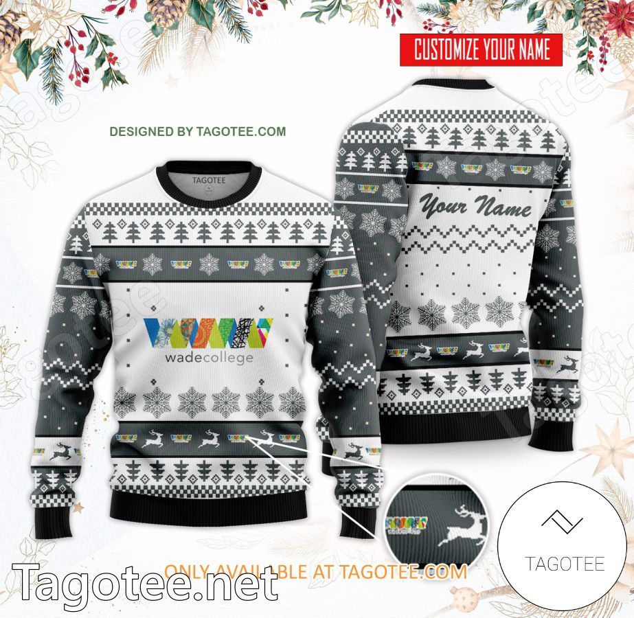 Wade College Custom Ugly Christmas Sweater - BiShop