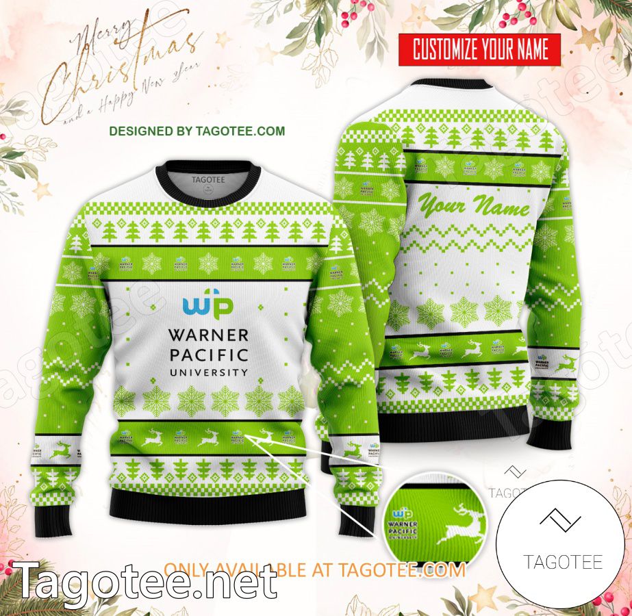 Warner Pacific University Custom Ugly Christmas Sweater - MiuShop