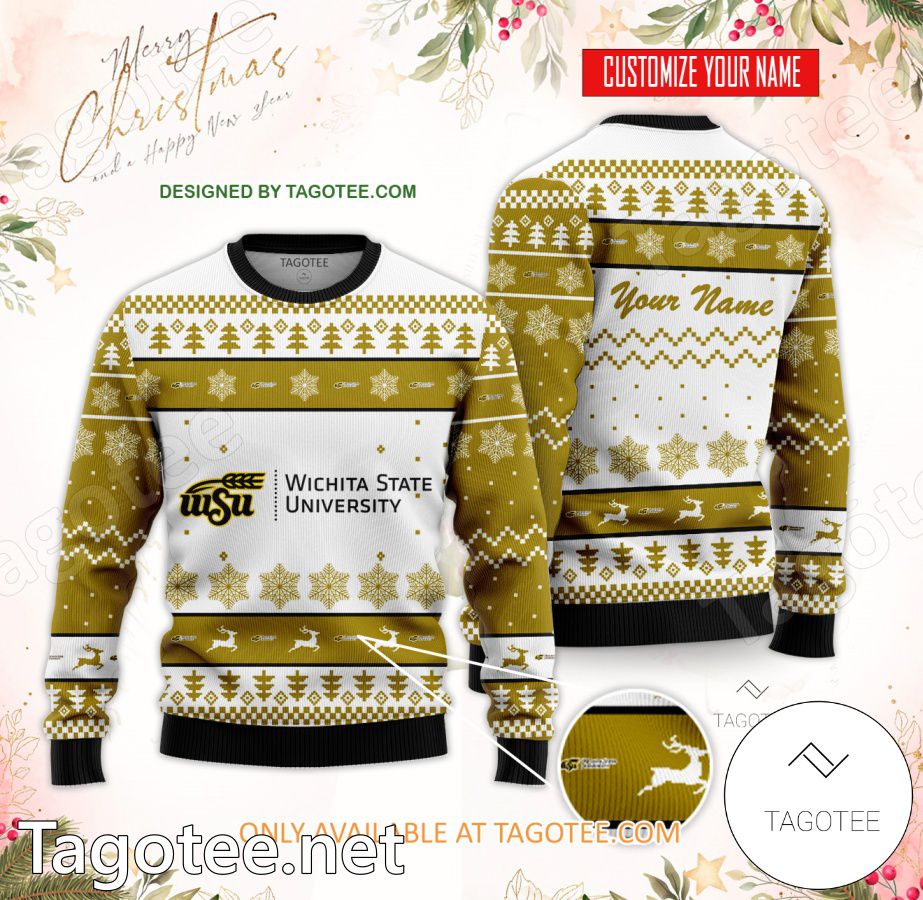 Wichita State University Custom Ugly Christmas Sweater - MiuShop