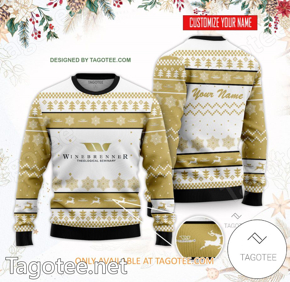 Winebrenner Theological Seminary Custom Ugly Christmas Sweater - BiShop