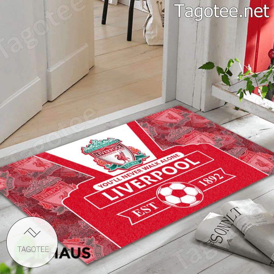 You'll Never Walk Alone Liverpool Football Club Est 1892 Doormat a