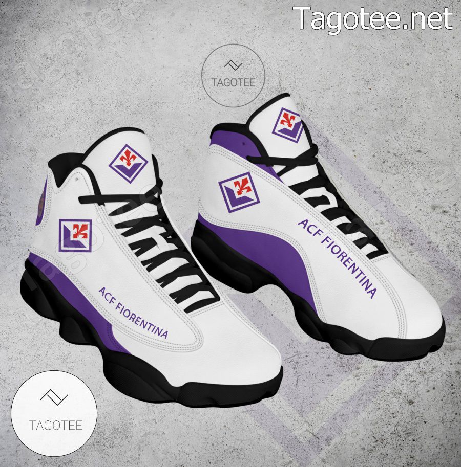 ACF Fiorentina Logo Air Jordan 13 Shoes - BiShop a