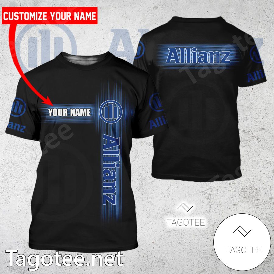 Allianz Custom Logo T-shirt, Hoodie - BiShop