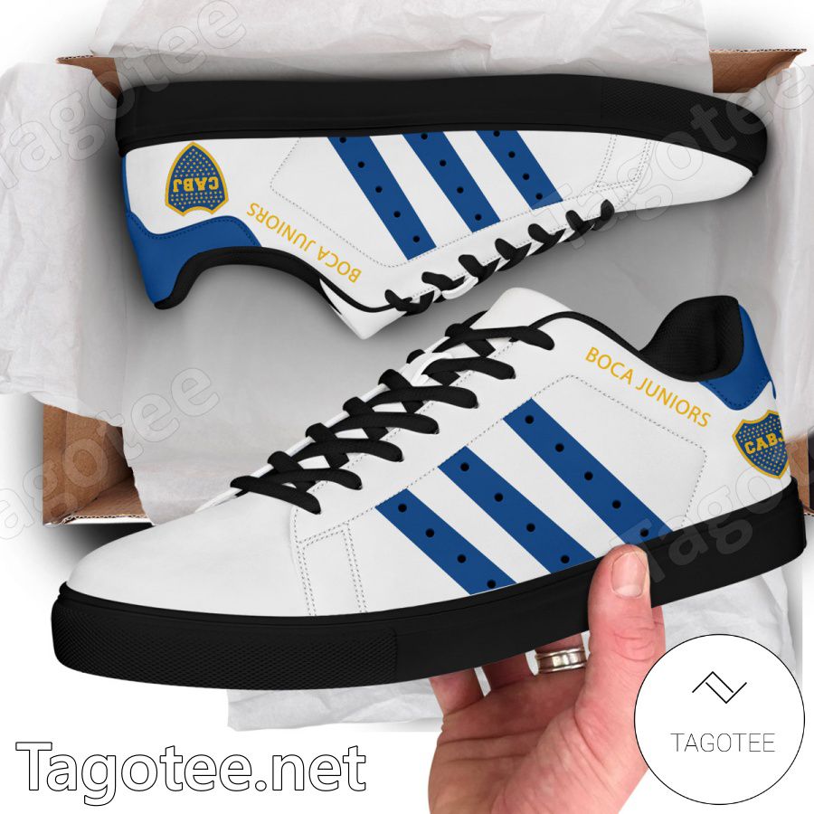 Boca Juniors Logo Stan Smith Shoes - BiShop a