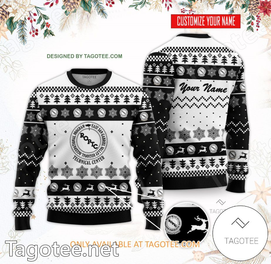 East San Gabriel Valley Regional Occupational Program & Technical Center Custom Ugly Christmas Sweater - BiShop