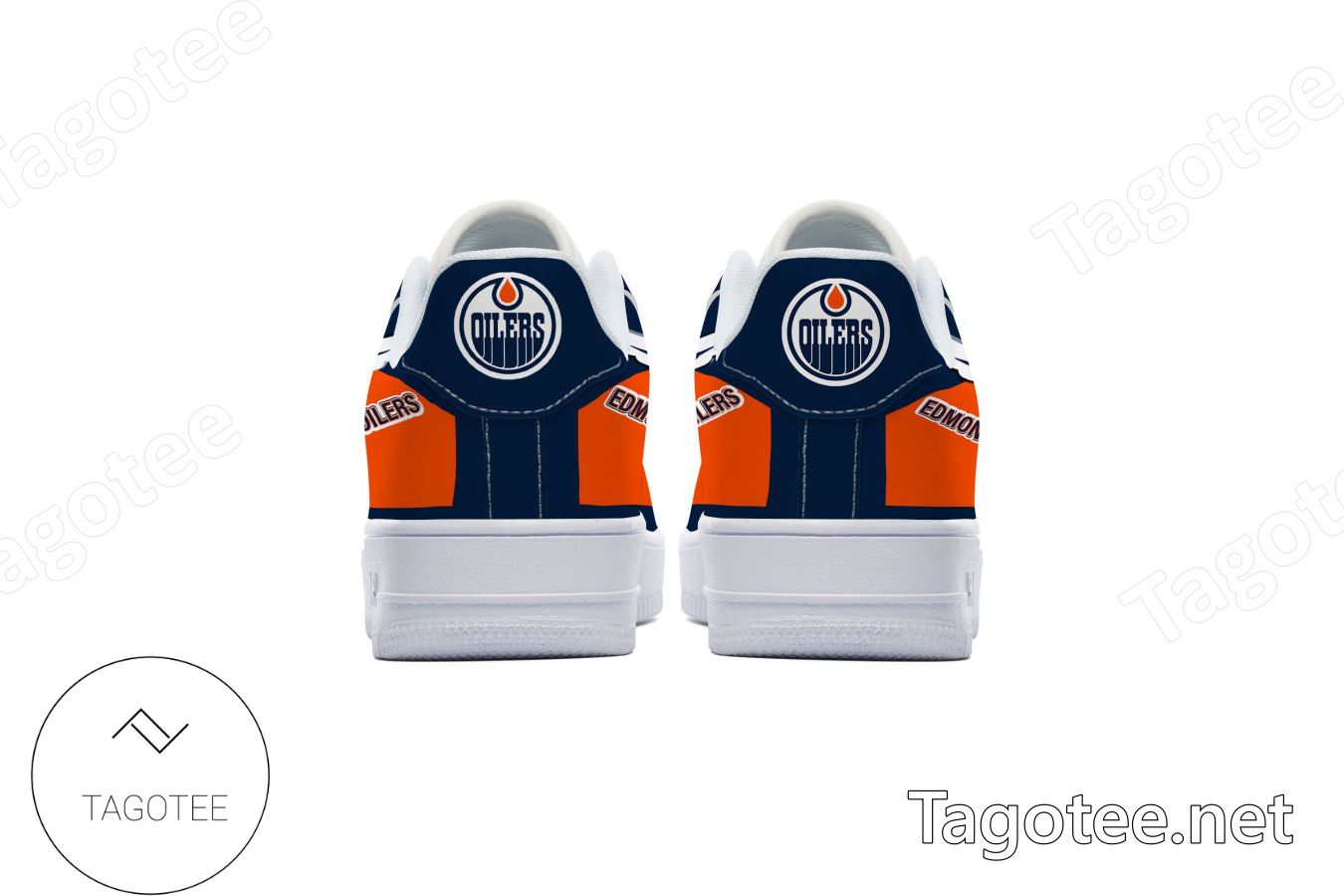 Edmonton Oilers Logo Air Force 1 Shoes Tagotee