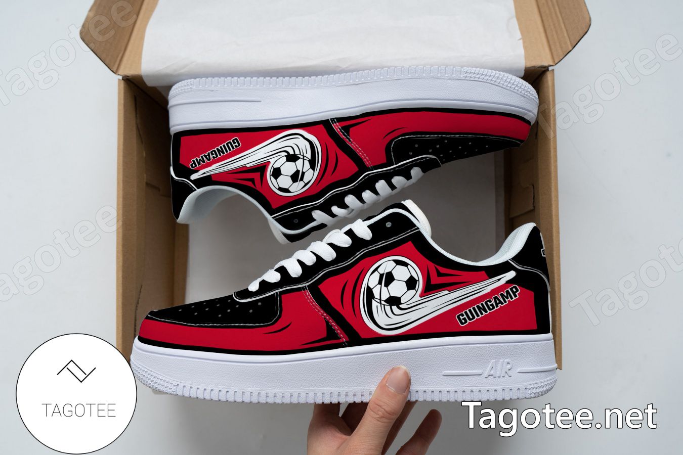 En Avant Guingamp Logo Air Force 1 Shoes a
