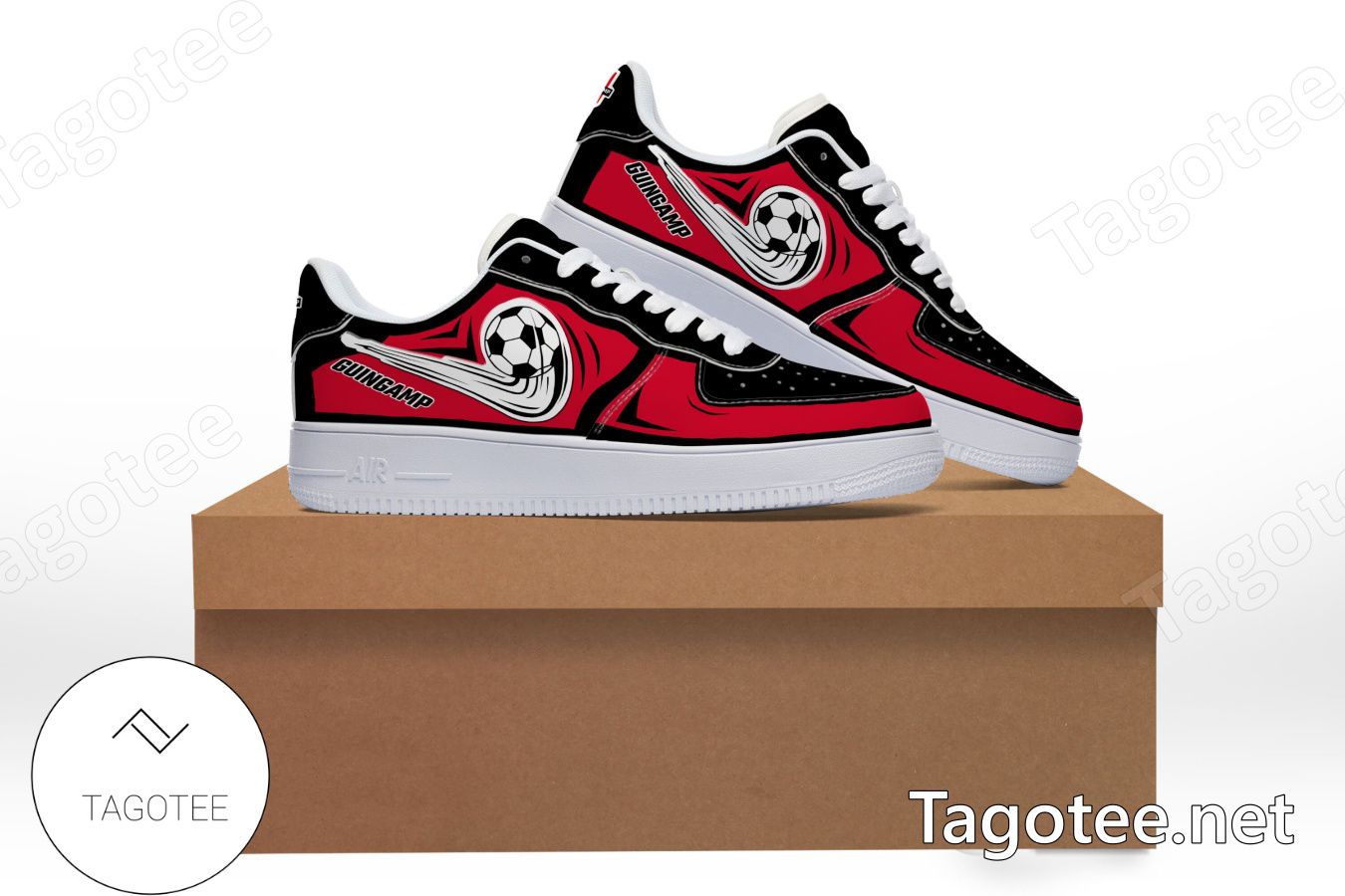 En Avant Guingamp Logo Air Force 1 Shoes