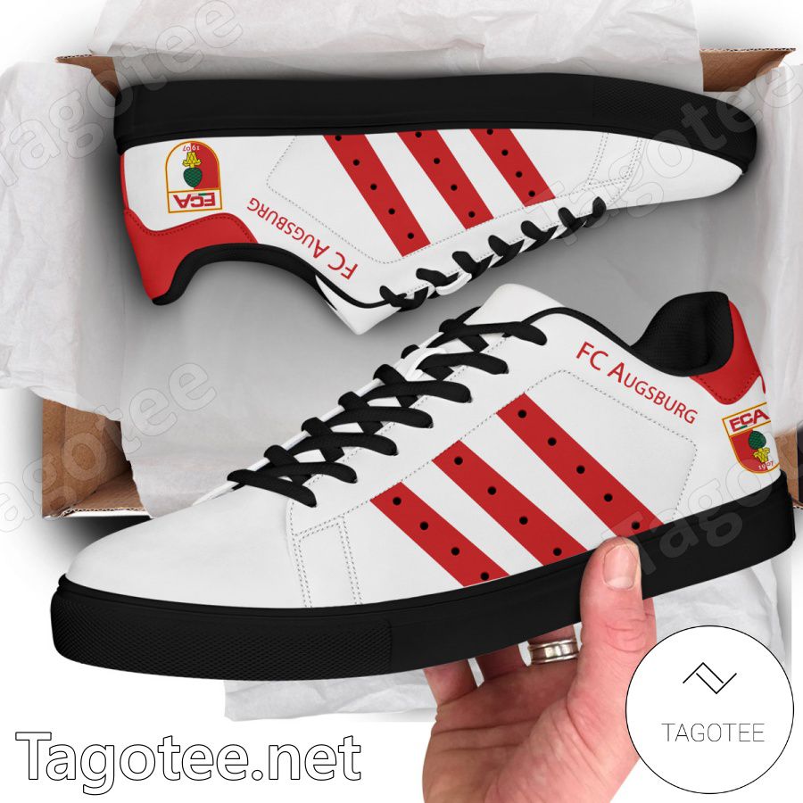 FC Augsburg Logo Stan Smith Shoes - BiShop a