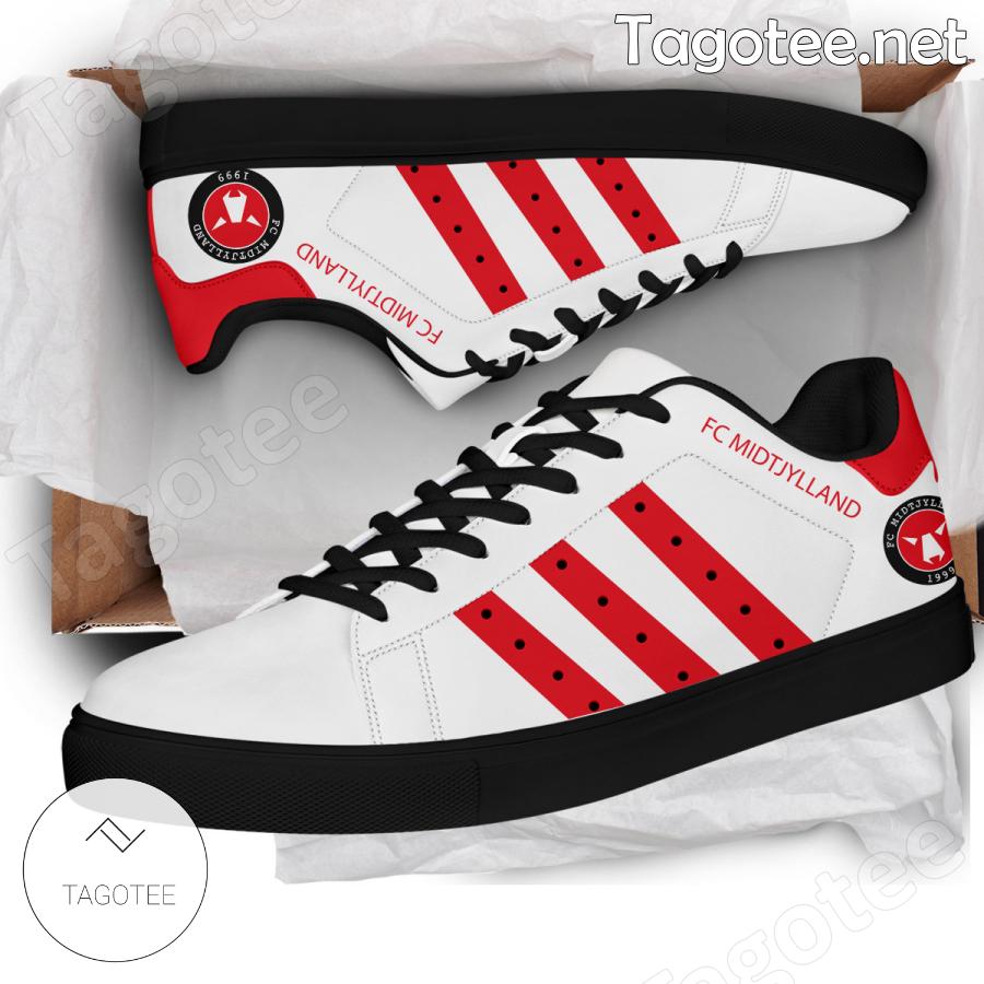 FC Midtjylland Logo Stan Smith Shoes - BiShop-a