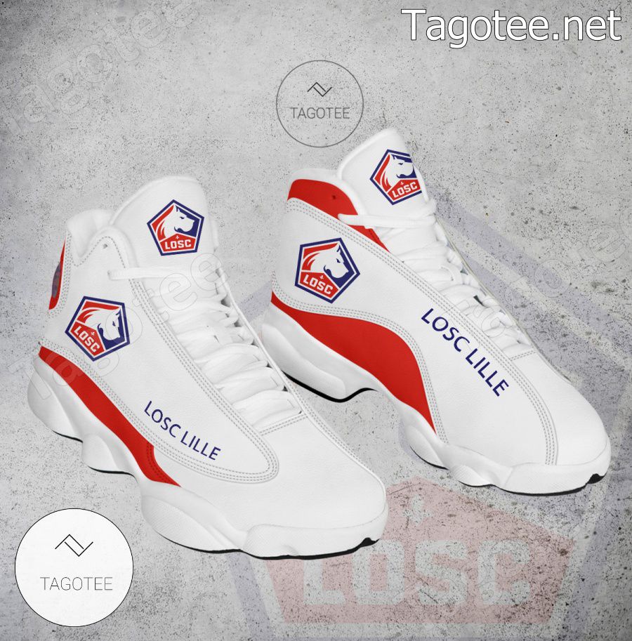 LOSC Lille Logo Air Jordan 13 Shoes - BiShop